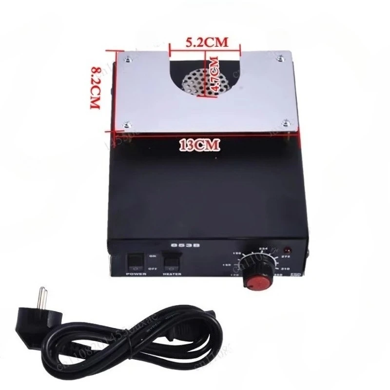 853B 540W 220V BGA Preheat Desoldering Station Adjustable Hot Air BGA Rework Heating Machine for PCB Circuit Board Repair