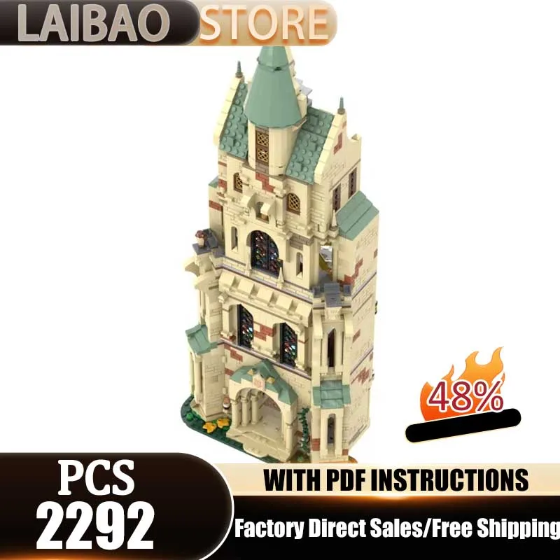 Famous Magical Movies Model Moc Building Bricks School Tower Technology Modular Blocks Gifts Christmas Toys DIY Sets Assembly