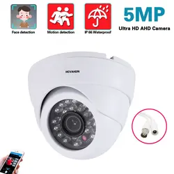 Beyaz CCTV AHD Dome kamera 5MP HD Oudoor kapalı ev BNC güvenlik Analog kamera XMEYE 2MP 1080P DVR Video gözetim kam H.265