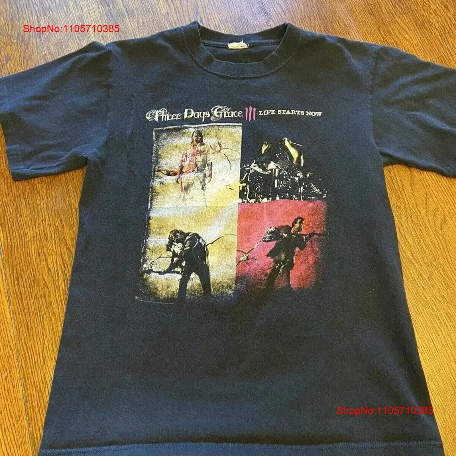 New Rare Three Days Grace Life Starts Now S 4XL T Shirt C840 vintage Washed homme Top For Everyday Wear Stylish vintage Washed