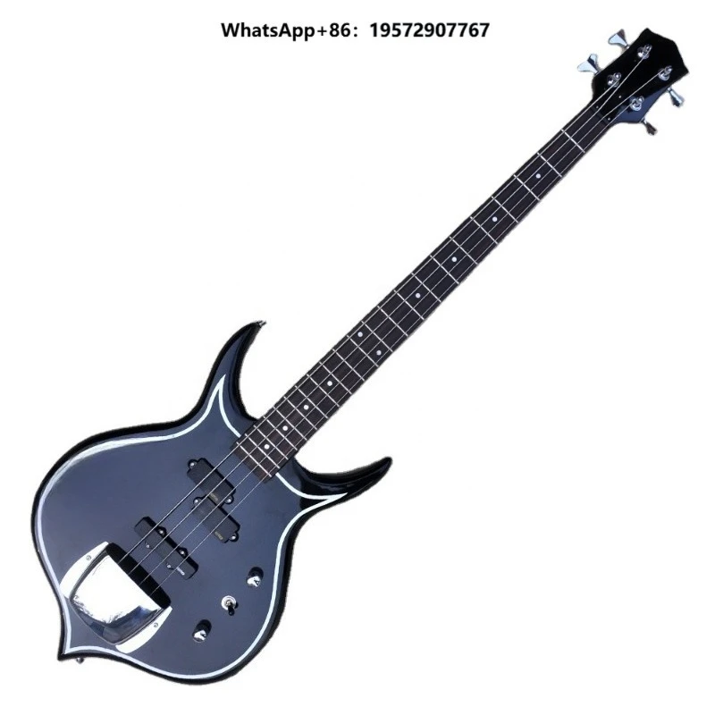 Factory Custom Made Guitar 4 Strings Bass Guitar Fretboard Electric Bass