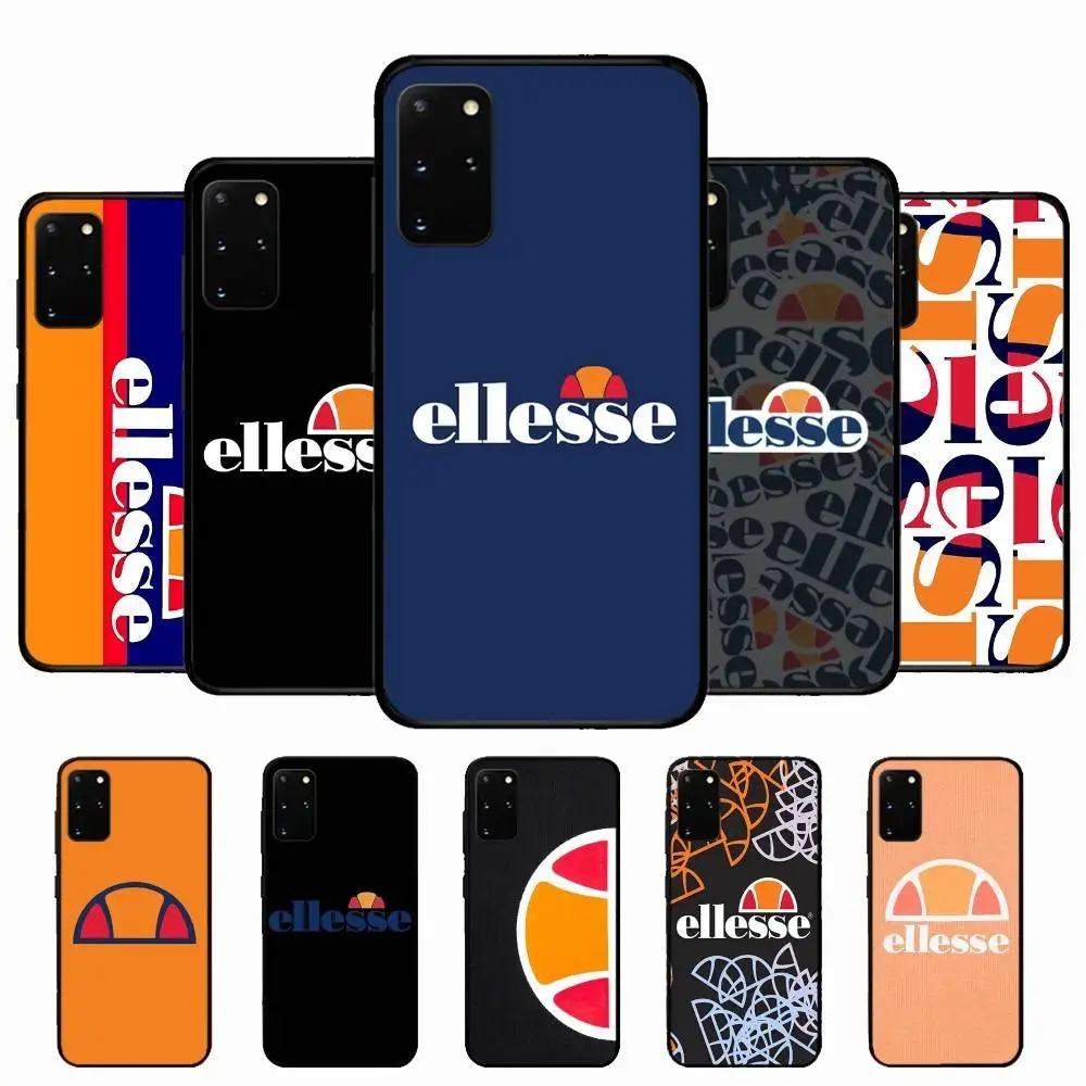 

1PC Brand E-Ellesse Phone Case For Samsung S 24 Fe 25 Ultra Plus 20 Lite 21 30 22 23 24 22 Ultra 5G Fundas