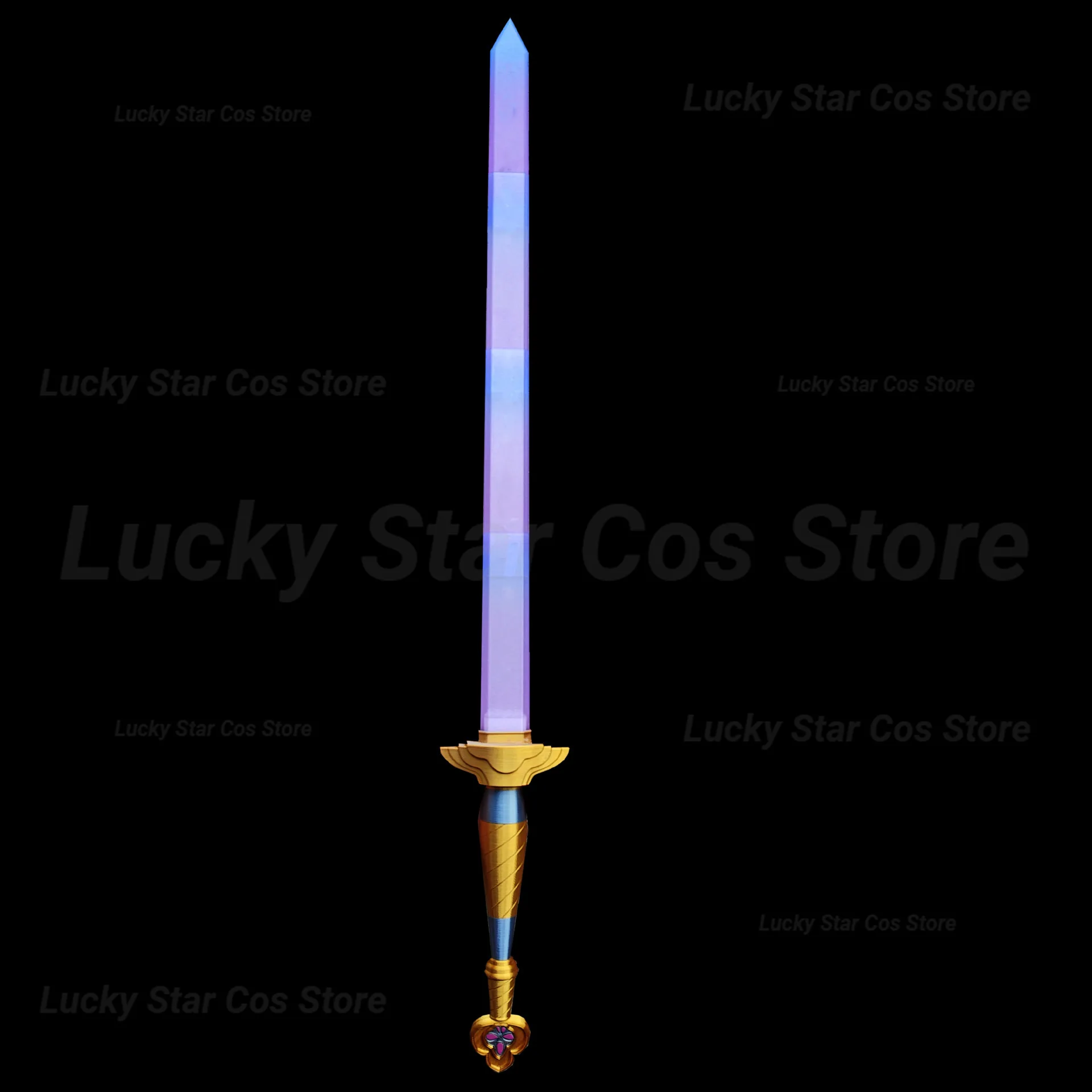 2026 New Purple Rumi Sword Telescopic Cosplay Prop With Symbol Plastic Long Sword Fantasy Accessory Gift Costume Props 6