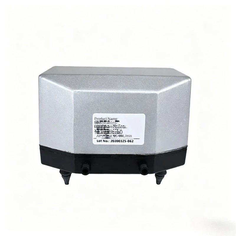 QB-F series ultra quiet air pump, stable air outlet with air inlet and shock-absorbing feet, hot selling aluminum shell