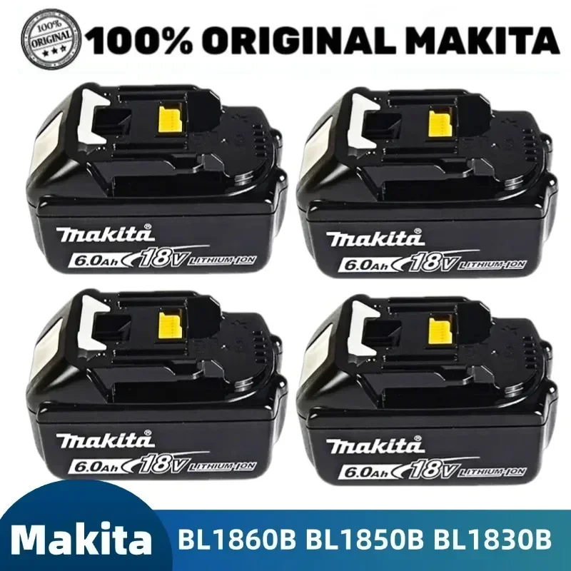 

Original Makita 6Ah battery, used to replace lithium battery for Makita 18V power tool BL1830B BL1850B BL1860B BL1840 BL1815