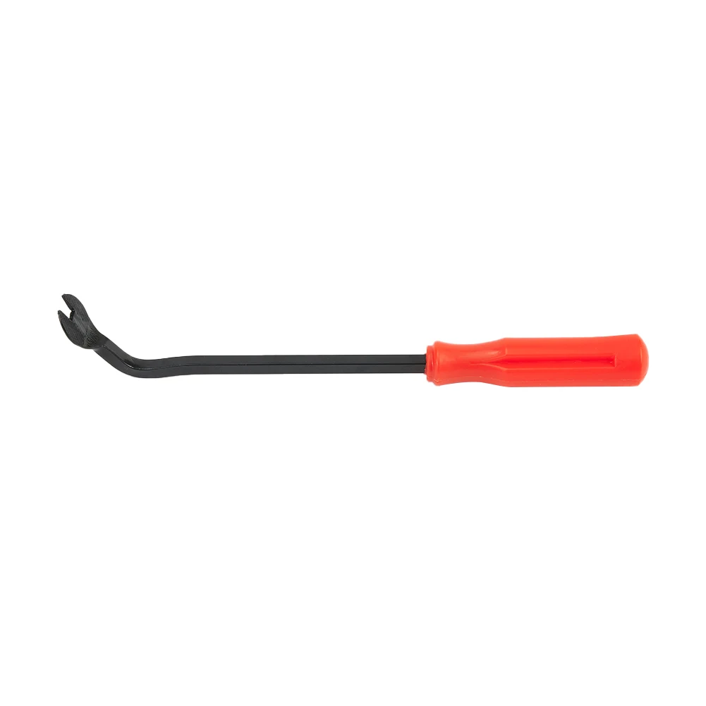 Nail Pullers Removal Tool 1pc 22.5CM For Car Door Plastic + Iron Red Tool For Car Door Trim Fasteners Pry Clamps