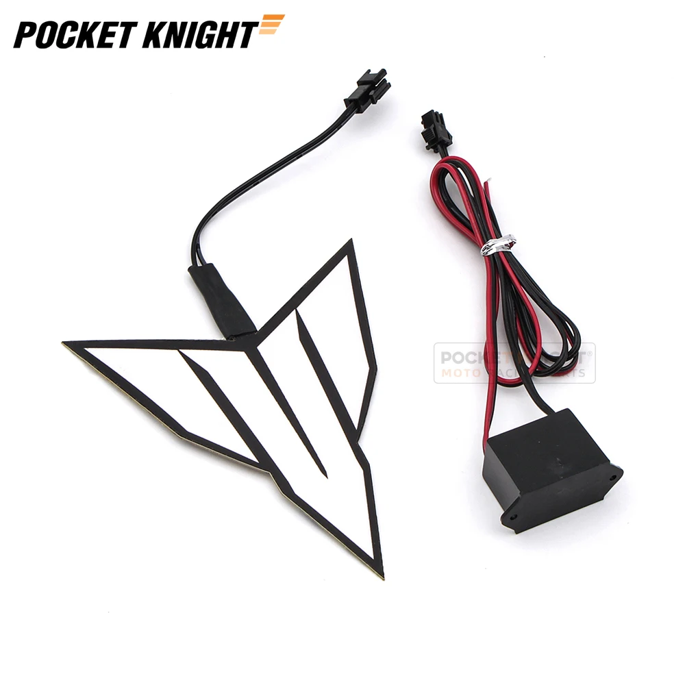 For YAMAHA MT09 Tracer 900 MT07 MT03 MT25 MT10 MT01 MT 09 07 03 Motorcycle LED Light Fairing Body Sticker Logo Decoration Lamp - view 6