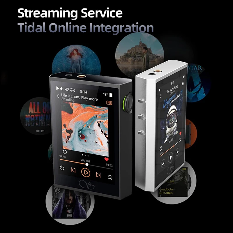 SHANLING M1 Plus Hi-res Music Player Portable MP3 ES9069Q DAC Dual SGM8262 Amp DSD512 Bluetooth 5.2 LDAC WiFi DLNA Airplay Tidal