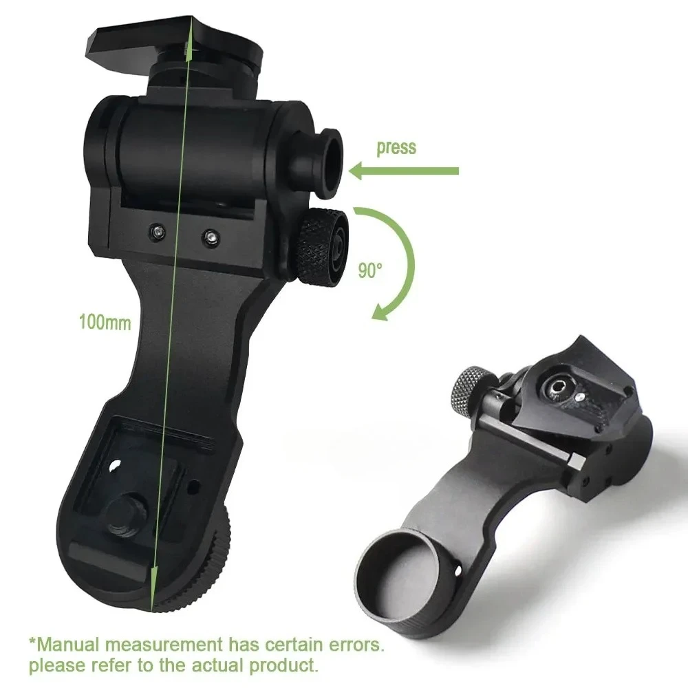 SOTAC-GEAR Tactical Metal Helmet L4G24 NVG Mount + J Arm Helmet Mount Bracket Combo for AN/14 PVS PVS14 Night Vision Goggles