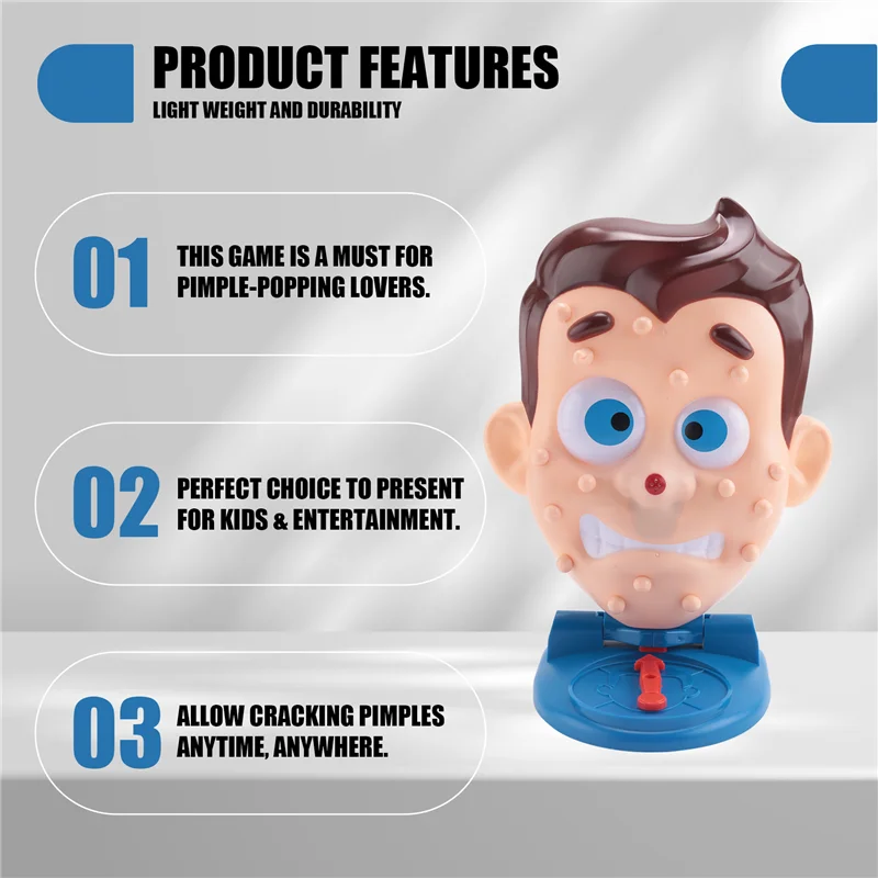 ODIES-جدة محاكاة شكل الوجه ضغط حب الشباب ظهرت بثرة الوالدين والطفل مجلس لعبة مضحك ألعاب الحفلات العائلية