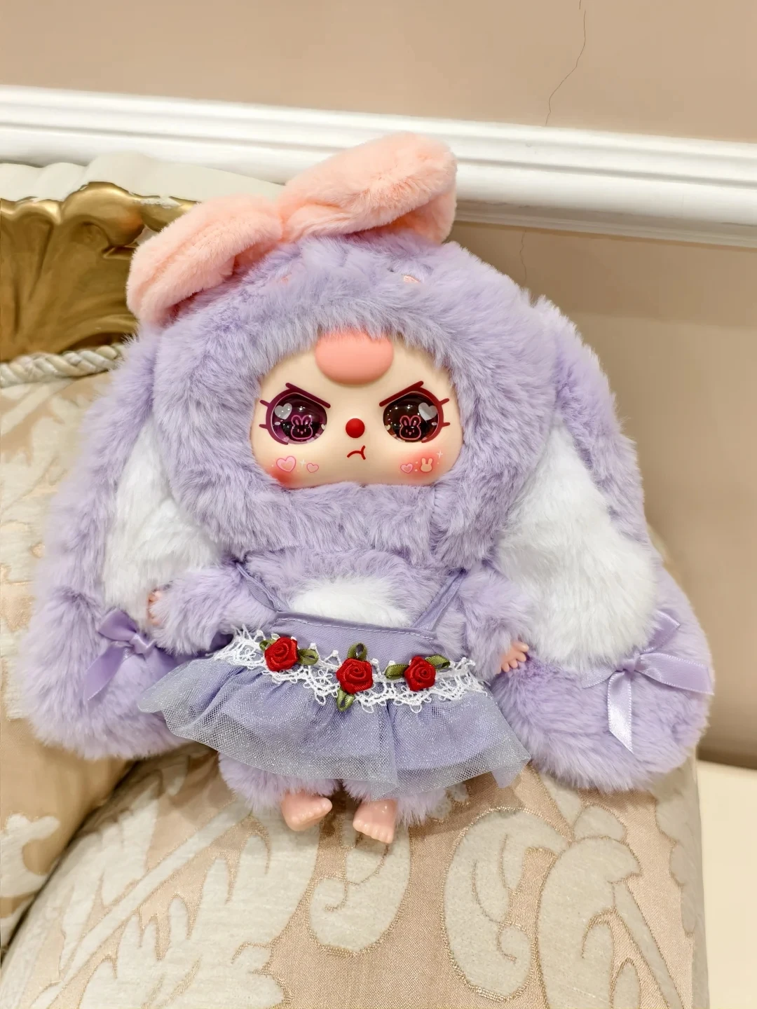 حقيقي جديد طفل ثلاثة أرنب صغير عودة صندوق أعمى لطيف أفخم دمية صندوق غامض Kwaii حقيبة حلية ديكور المنزل هدية مخصصة