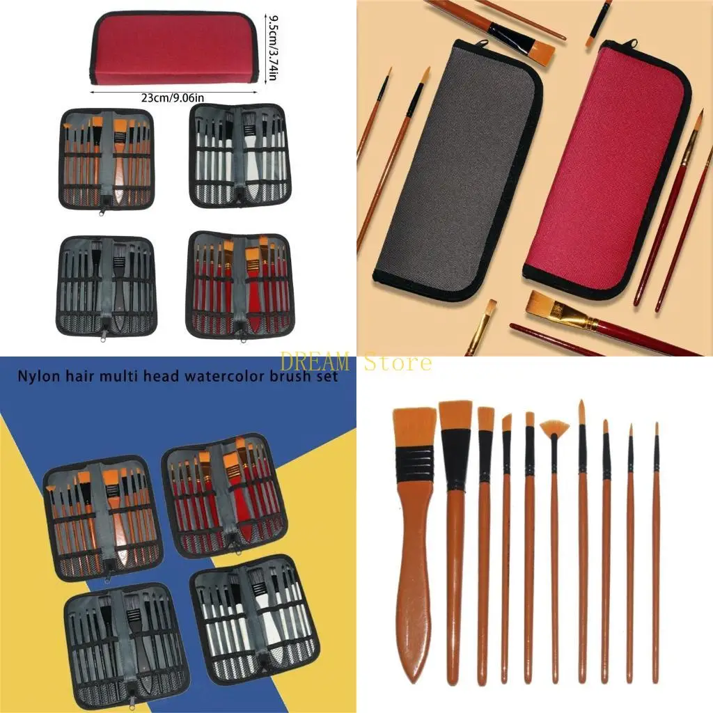 

Кисть для рисования художника с сумкой для хранения акриловых красок, масляной гуаши, акварельной живописи, лучшая распродажа