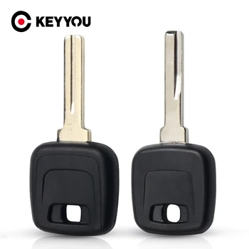 KEYYOU-트랜스폰더 원격 키 케이스 셸, 볼보 XC70 XC90 V50 V70 S60 S80 C30 볼보 S40 S60 S70 S80 V40 V70 S60 S80