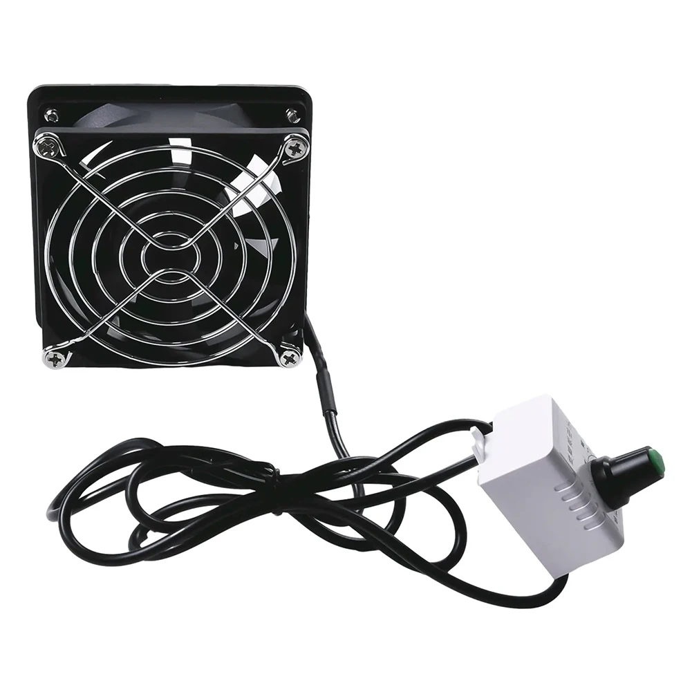 Compact USB Fan With Adjustable Switch For Kitchen Ventilation No Installation Required Black
