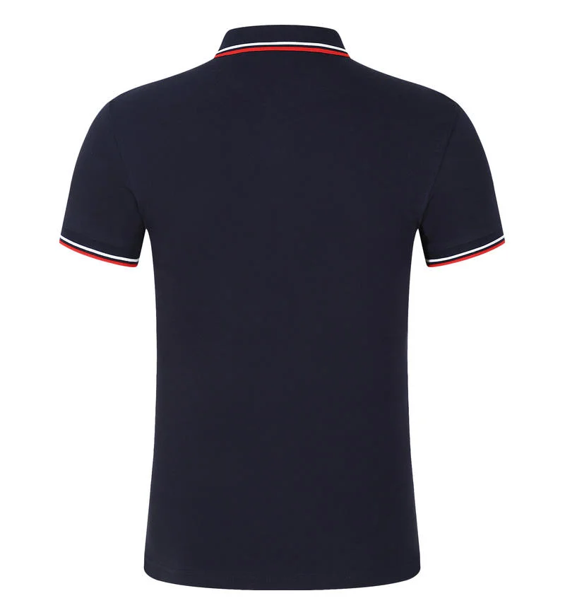 Fashionable 100% cotton high-quality shirt T-shirt POLO shirt with embroidered and printed logo for summer short sleeved workwea