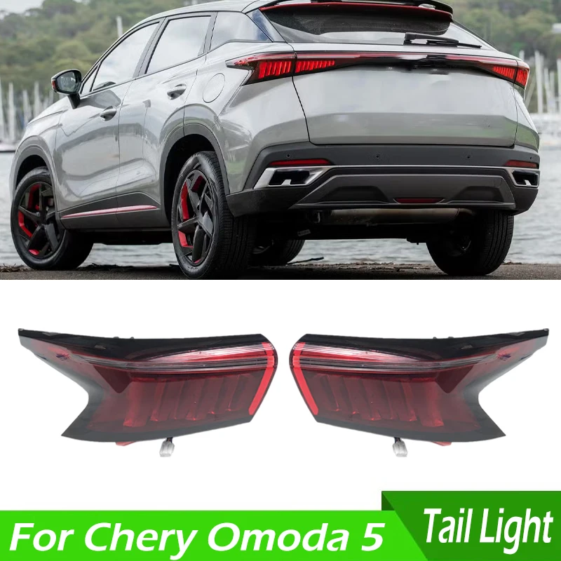 

605000621AA 605000723AA Car Rear Bumper Tail Light Brake Light Reverse Light Warning Light Turn Signal Light For Chery Omoda 5