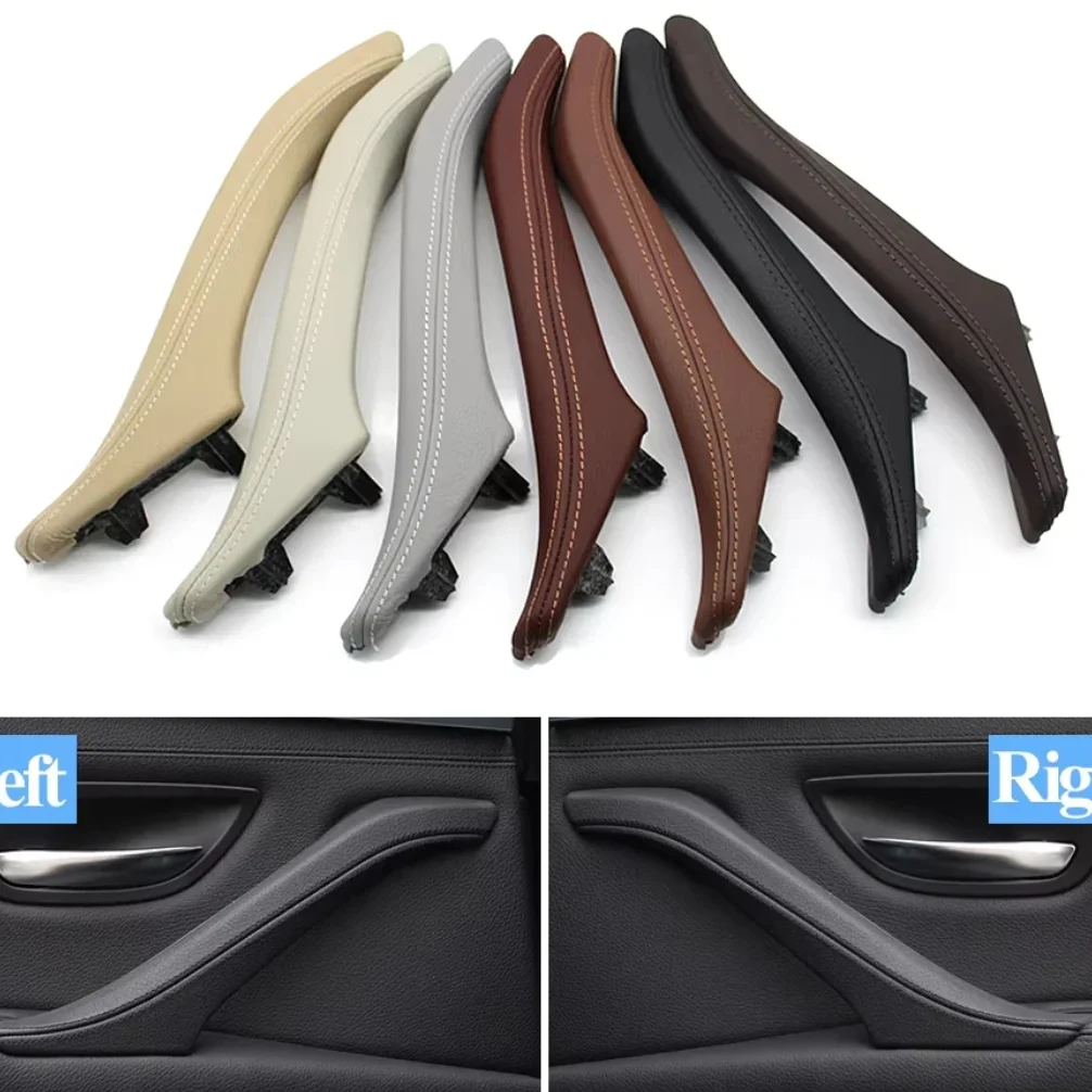 Car Interior Passenger Door Leather Pull Handle Assembly Replacement For BMW 5 Series F10 F11 F18 520i 523i 525i 528i