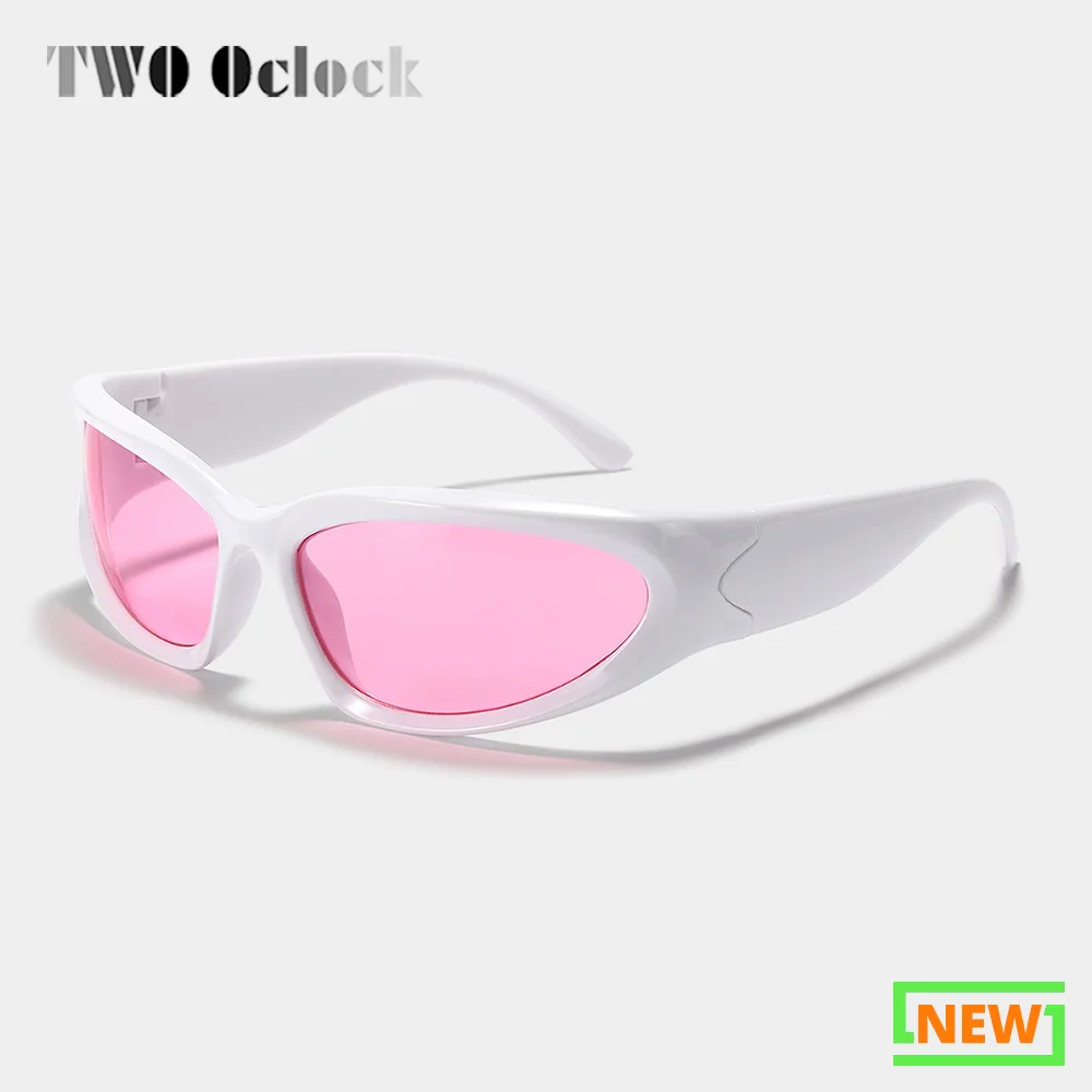 

Женские солнцезащитные очки y2k в стиле панк, 2022, дизайнерские спортивные очки, розовые, белые очки, трендовые товары, оттенки для женщин, gafas de sol mujer