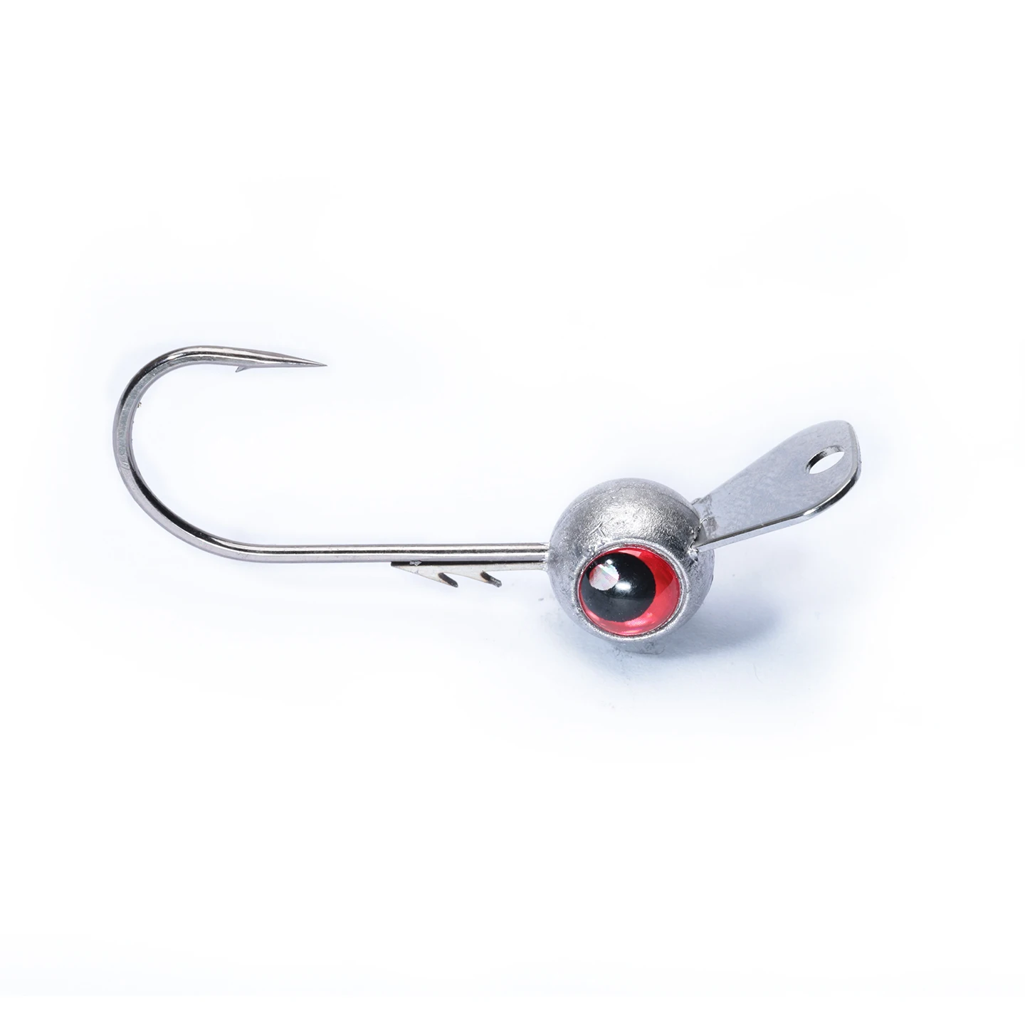 New 5pcs Big Eyes Jig Head Fishing Hook with Red Eyes 3.5/5/7g Crank Jighead Fish Hook for Soft Lure Fishing Tackle Accessories