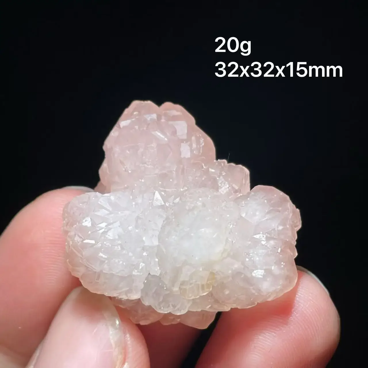 100% natural rose quartz Nirvana crystal backbone mineral specimen from Madagascar