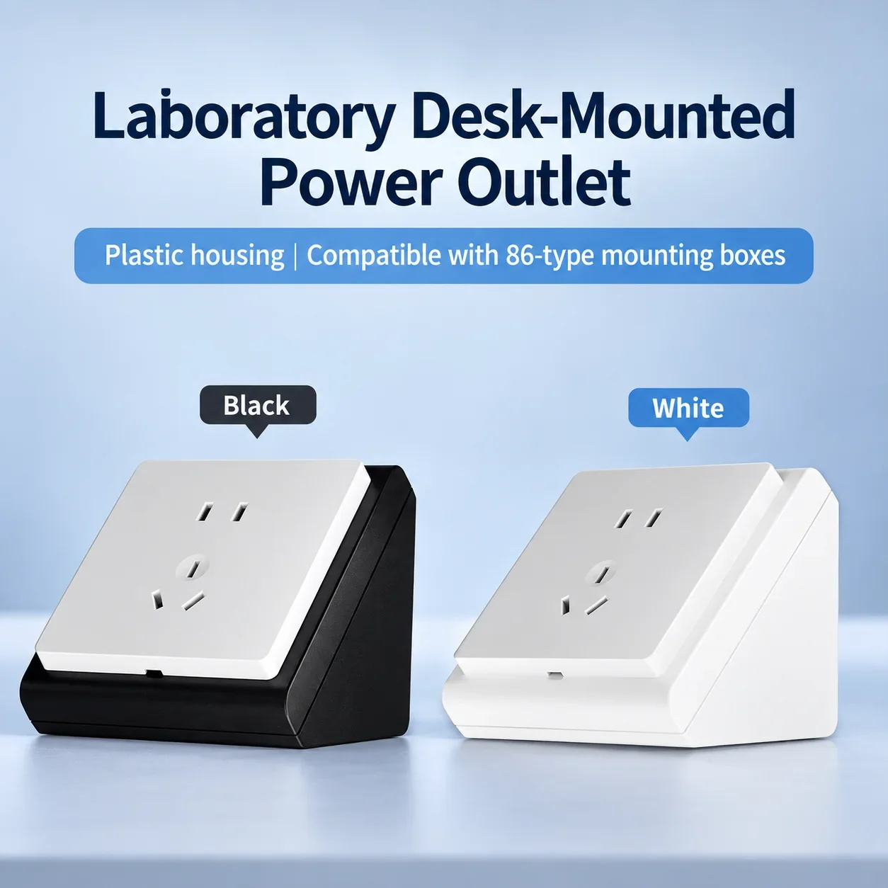 Laboratory desktop Socket 86 Type Plastic Material Panel universal Intelligent Switch Socket Test Bench Special Bottom Box