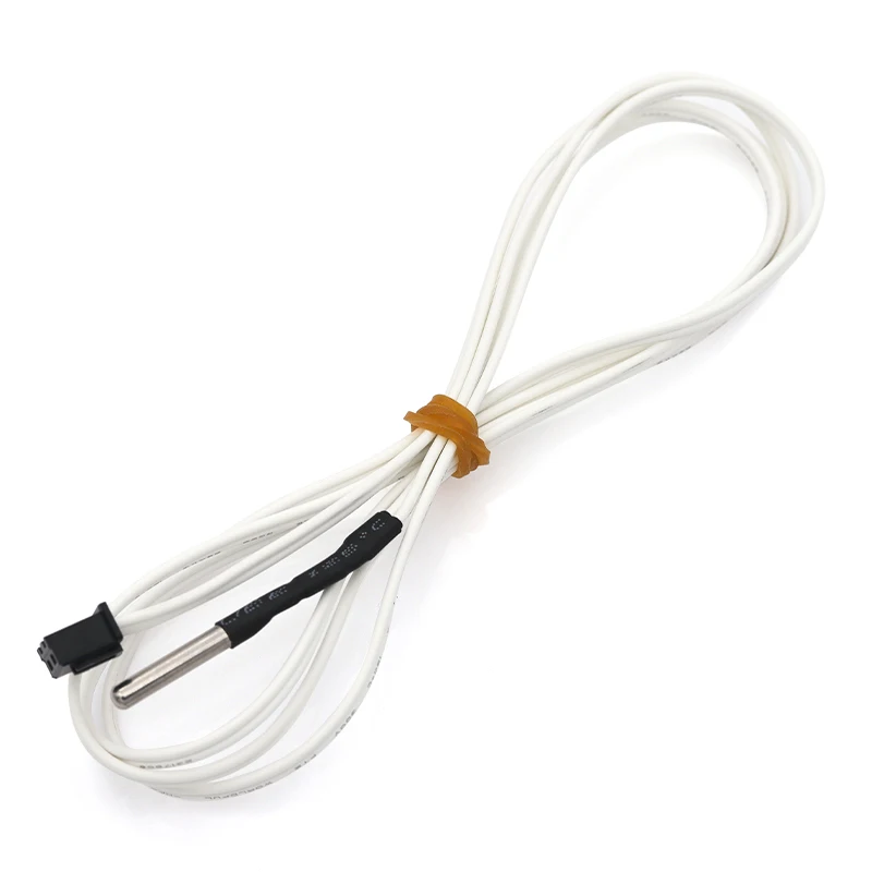 NTC100K B3950 Thermistor Temp Sensor 2Pin 350℃ High Temperature for 3D Printer Hotend Kit