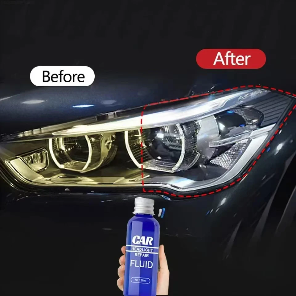 Car Headlight Restoration Liquid Kits Headlamp Scratch Remover Repair Cleaning Paste Remove Oxidation Headlight Polish