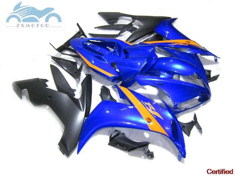 

Free Custom Injection fairing kits fit for YAMAHA 2004-2006 YZFR1 04 05 06 YZF R1 black blue plastic fairings kit 15