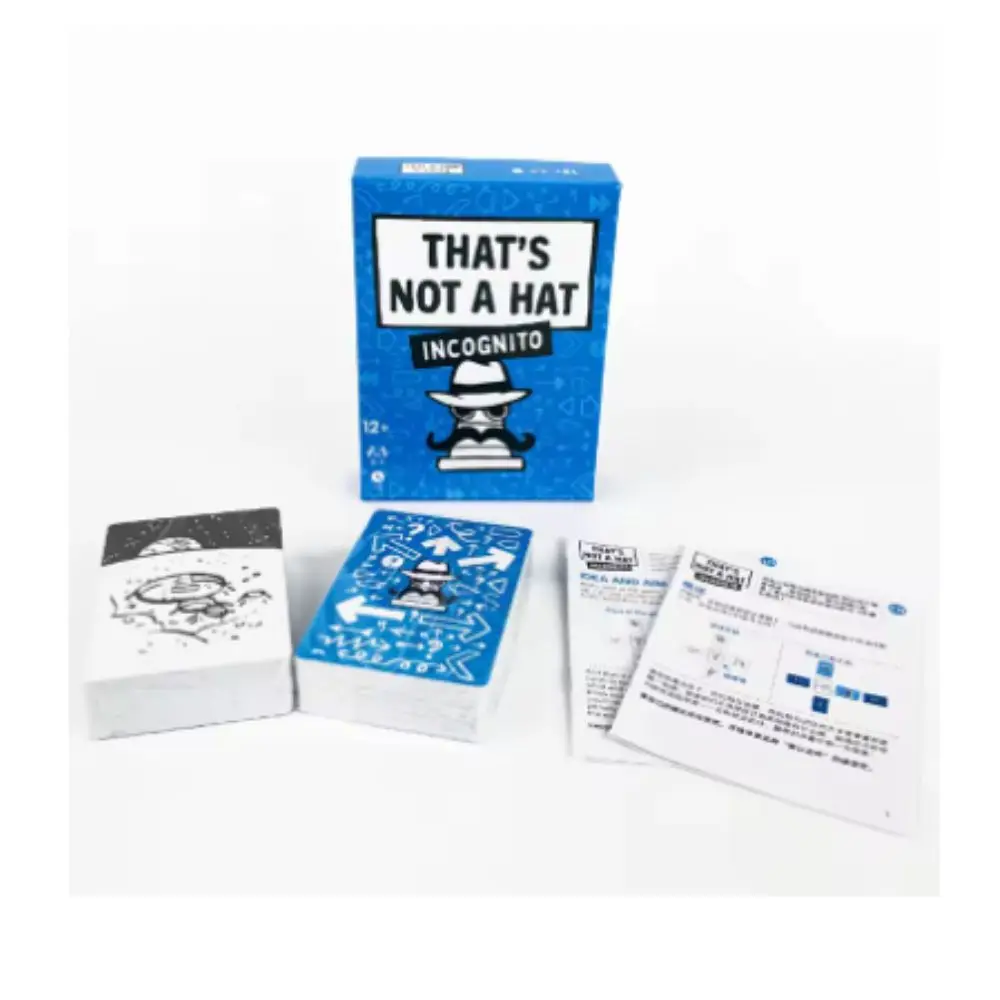 ชุดเกมปาร์ตี้สนุกๆ ที่ไม่ใช่หมวก เกมกระดานยอดนิยมพร้อมชุดไพ่พื้นฐานแบบขยาย