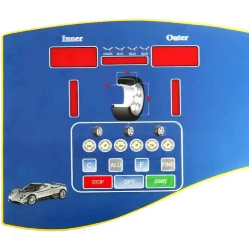 For 443 Balancing Machine Key Board Panel Balancing Machine Balancing Machine Tire