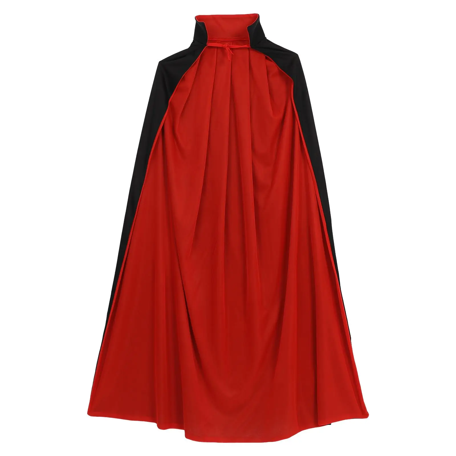 

Cloak 140cm Soft Polyester Fiber Dual Layer Stand Collar Cape for Adult Halloween Costume Party Props cosplay