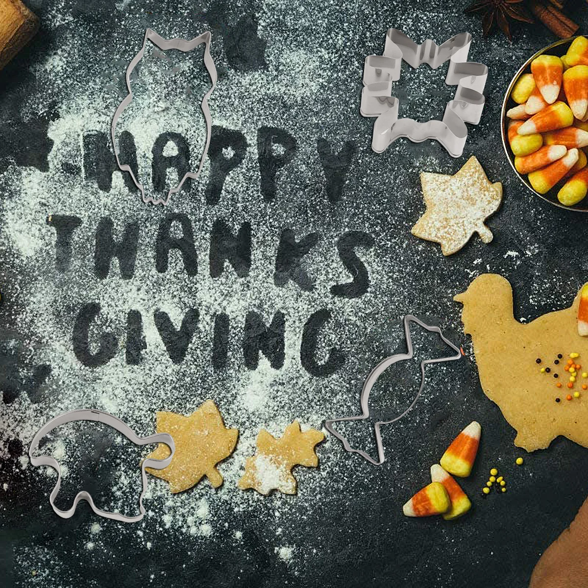 10 szt. Bezpieczne foremki do ciastek Halloween, losowy styl, foremki do pieczenia do użytku domowego i profesjonalnego, akcesoria do pieczenia ciastek.