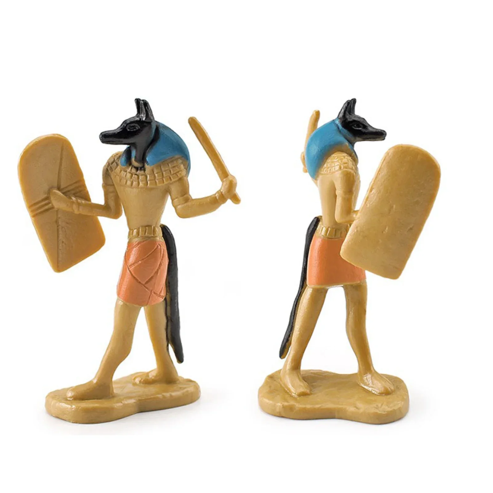 12pcs/set Ancient Egypt Sphinx Pyramid Mummy Queen Isis Mini Model Figure Garden Home Decoration