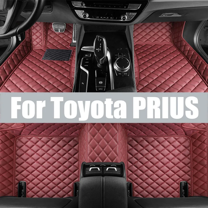 

For Toyota PRIUS RHD 2014-2022 PRIUS C Auto Car Floor Mats All-Weather TPE Foot Mats Odorless Pad Tray Mat Interior trunk mat