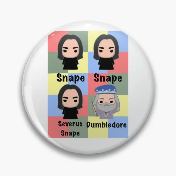 Snape Snape Severus Snape  Soft Button Pin Fashion Lapel Pin Hat Creative Funny Lover Women Collar Badge Brooch Clothes Jewelry