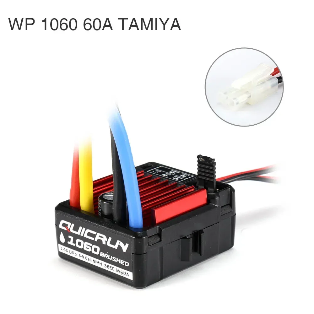 Hobbywing Quicrun 1625 25A WP1060 60A 1080 0880 80A Waterdichte Geborsteld Esc Rtr Voor 1/8 1/10 1/16 1/18 Rc Auto buggy Truck Crawler