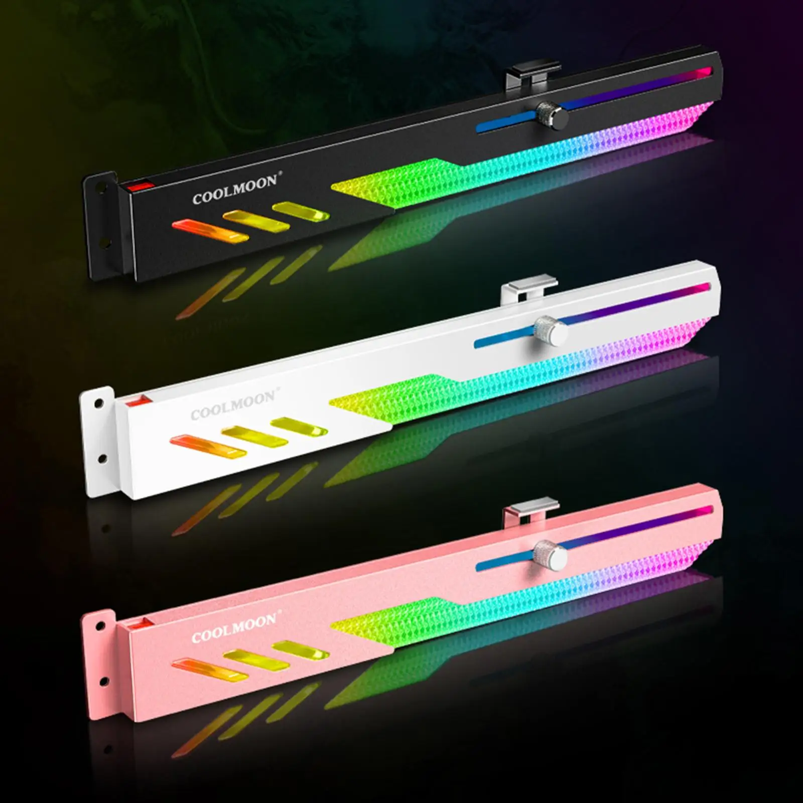 Tarjeta gráfica ARGB GPU Brace 5V LED Tarjetas gráficas de computadora Soporte de escritorio