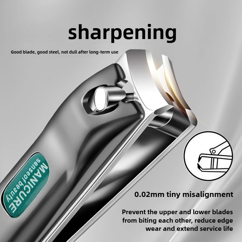 Thick Nail Professional Nail Clipper with Stainless Steel Body for Nail Care and Removing Ingrown Nails 1pcs image 4