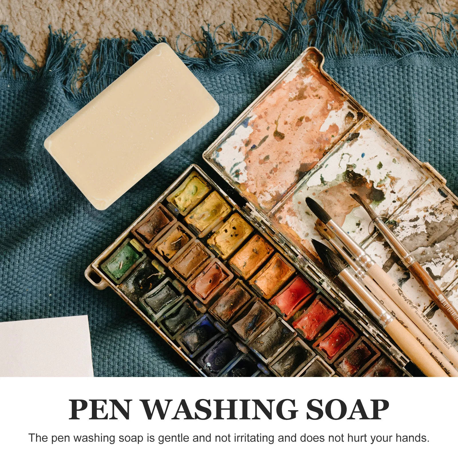 

Pen Washing Soap Natural Vegetable Oil Based Brush Cleaner For Artists Kids Painters Hand Safe Easy Use Home Studio Classroom