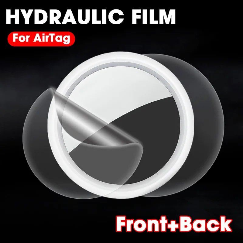 5/1PCS Film for Airtags Key Finder Soft Protective Anti-Scratch Screen Protector for Apple Air Tags Locator Tracker HD Film