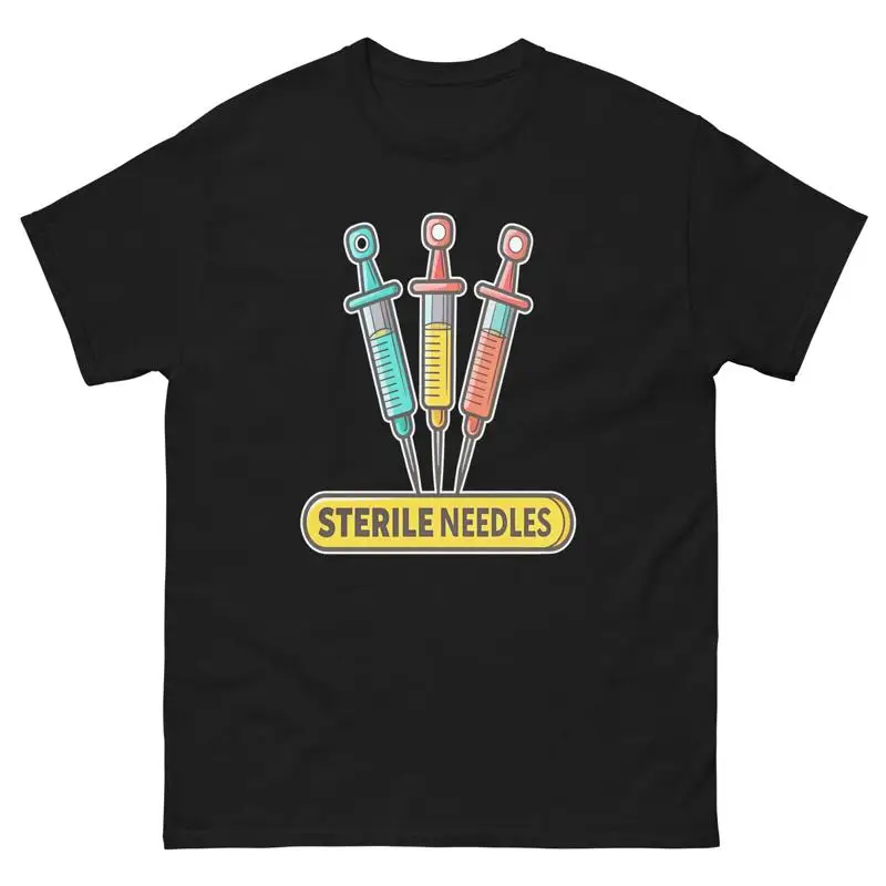 تي شيرت السلامة الطبية لمستشفى الإبر المعقمة