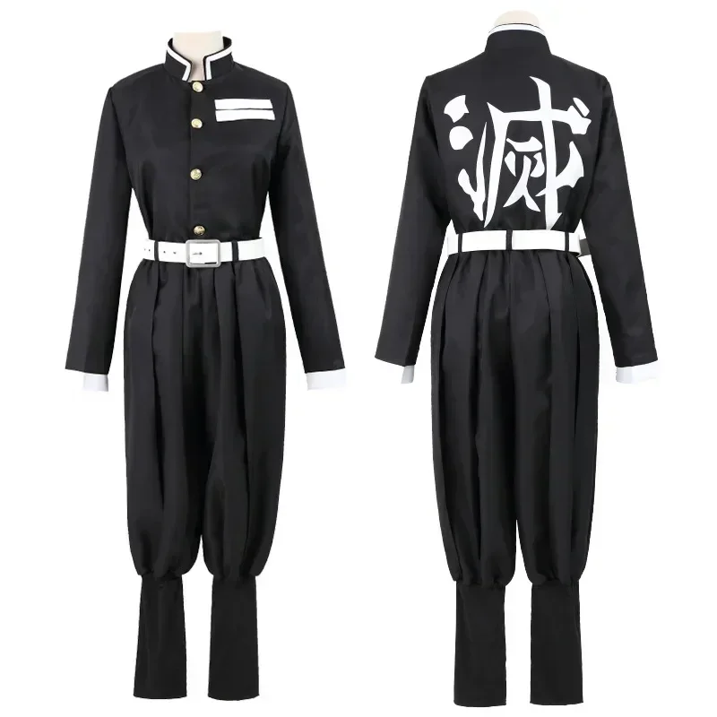 2025 New Anime Demon Slayer Kimetsu No Yaiba Agatsuma Zenitsu Cosplay Costume Men Women Kimono Uniform Canival Party Costum abc
