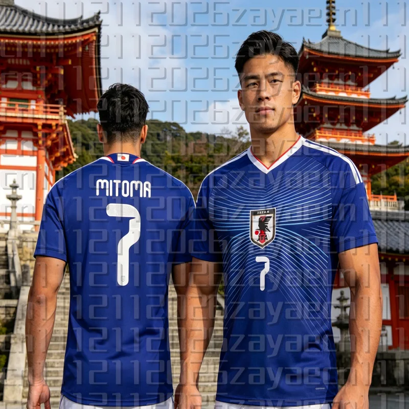 2026 New Four Seasons Water Island No.7 Football Shirt Summer 3D Printed Quick Drying Sports Short Sleeve T-shirt Family Wear