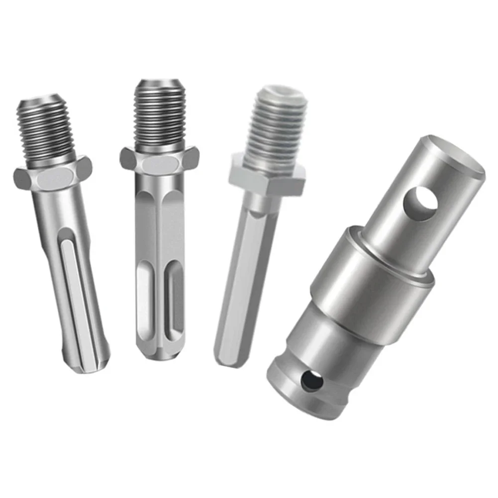 

Многофункциональный адаптер для земляных буров, совместимый с ударными гайковертами и молотками, с резьбовыми винтами обратного хода.