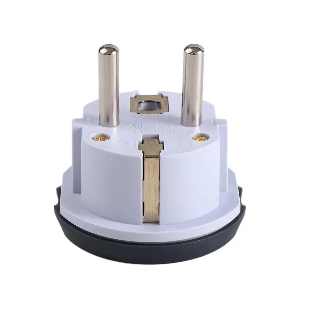 Socket Plug Converter 16A 250V Europe Plug 2 Round Pin Socket EU Plug Adapter EU Plug AU UK CN US To EU Plug Power Plug Adapter