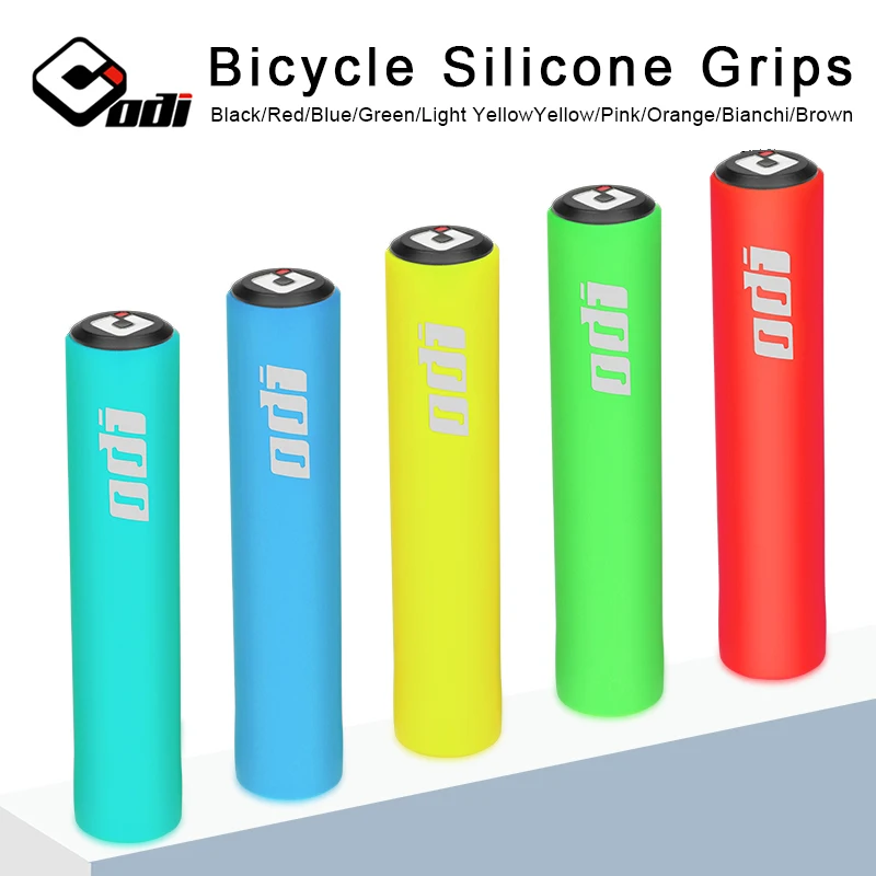 ODI Bicycle Silicone Handlebar Grips Folding Balance Bike Riding Cover Shockproof Non-slip MTB Road Bike Cycling Accessories