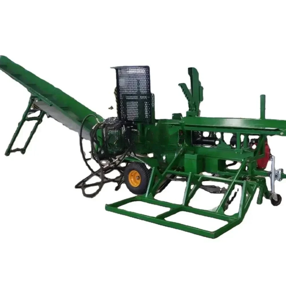 New Model Fire Wood Splitter Log Processor with 15hp Engine with All Accessories