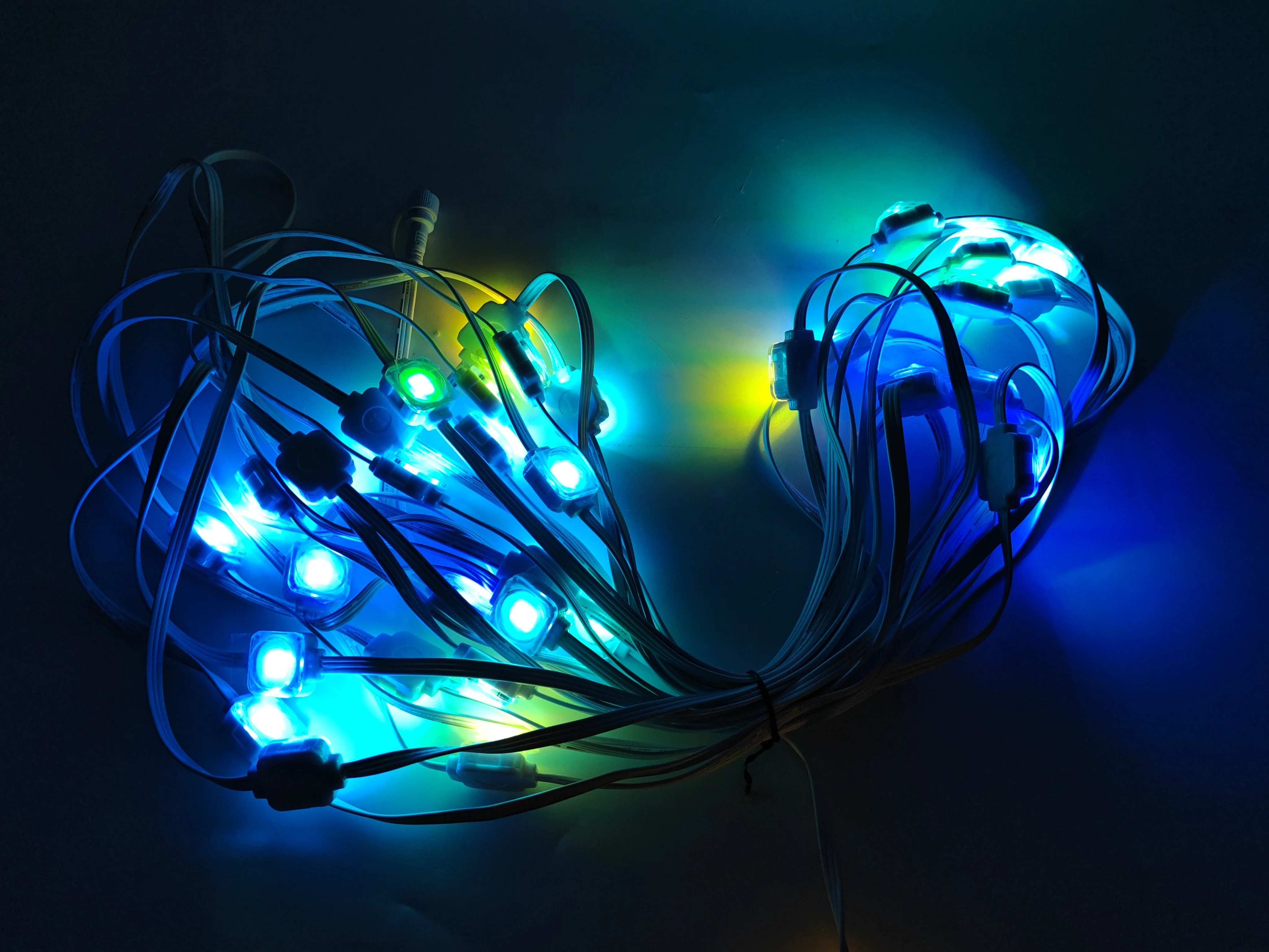 24V 45M LED Icicle Lights Christmas Light Outdoor Decoration Drop Led Curtain String Lights Garden Street Eaves