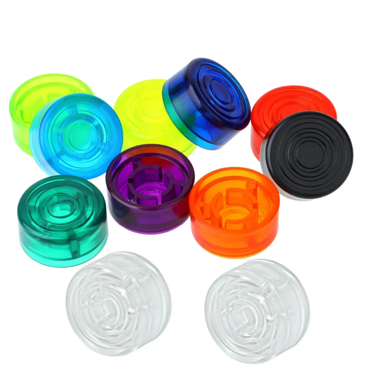 A pair Guitar Effect Pedal Footswitch Topper,Plastic Foot Nail Cap for Guitar Effects Pedal Common Pedal Switche Button