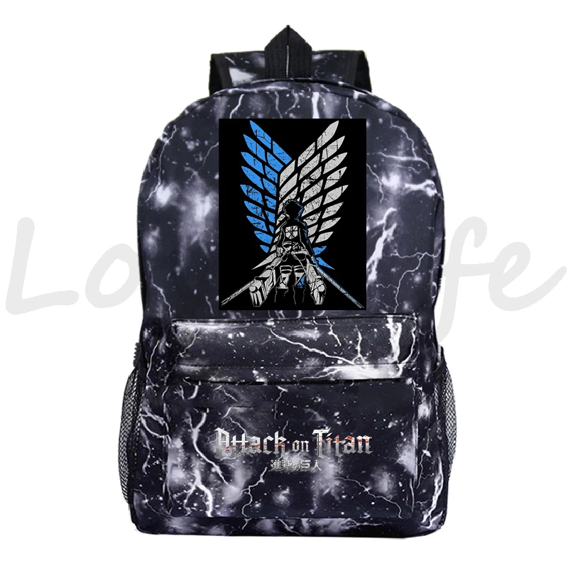 Mochila Attack On Titan Backpack School Backpack Student Knapsack Men Travel Bagpack Women Rucksack Laptop Bags Students Bookbag